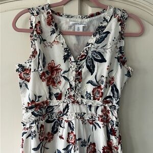 Lucky Brand Floral White fall Dress